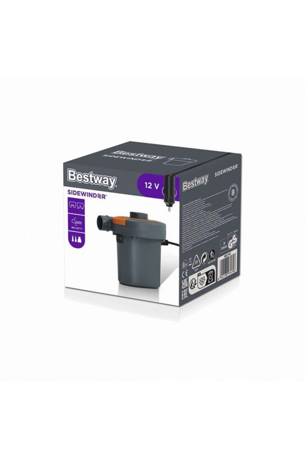 Bestway 62144 Sidewinder DC 12V Araç Çakmaklıklı Pompa Bestway 62144 Sidewinder DC 12V Araç Çakmaklıklı Pompa