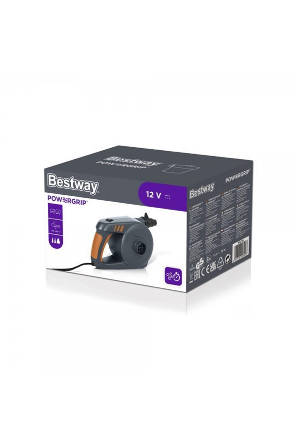 Bestway 62164 Power Grip DC 12V Çakmaklıklı Pompa Bestway 62164 Power Grip DC 12V Çakmaklıklı Pompa