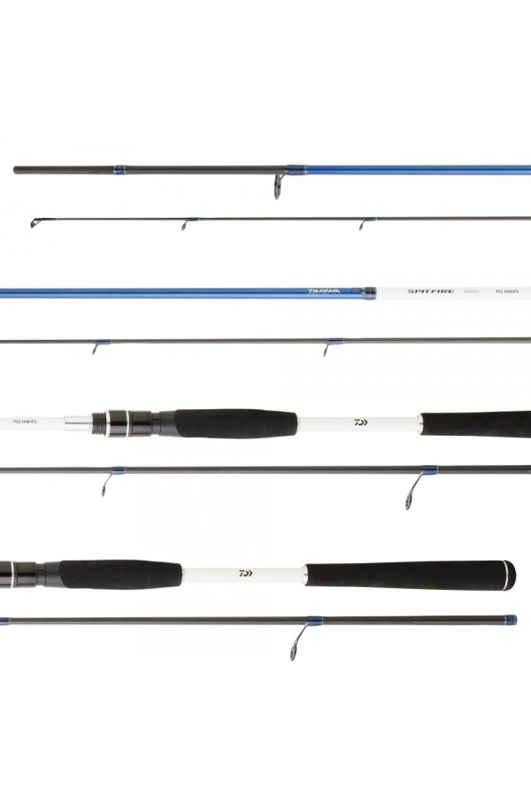 Daiwa New Spitfire Seabass 2.40m 7-28gr 2P Spin Olta Kamışı Daiwa New Spitfire Seabass 2.40m 7-28gr 2P Spin Olta Kamışı