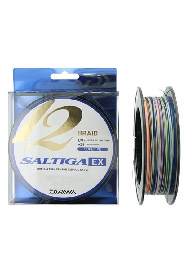 Daiwa Saltiga 12 Braid Multicolor İp Misina Daiwa Saltiga 12 Braid Multicolor İp Misina