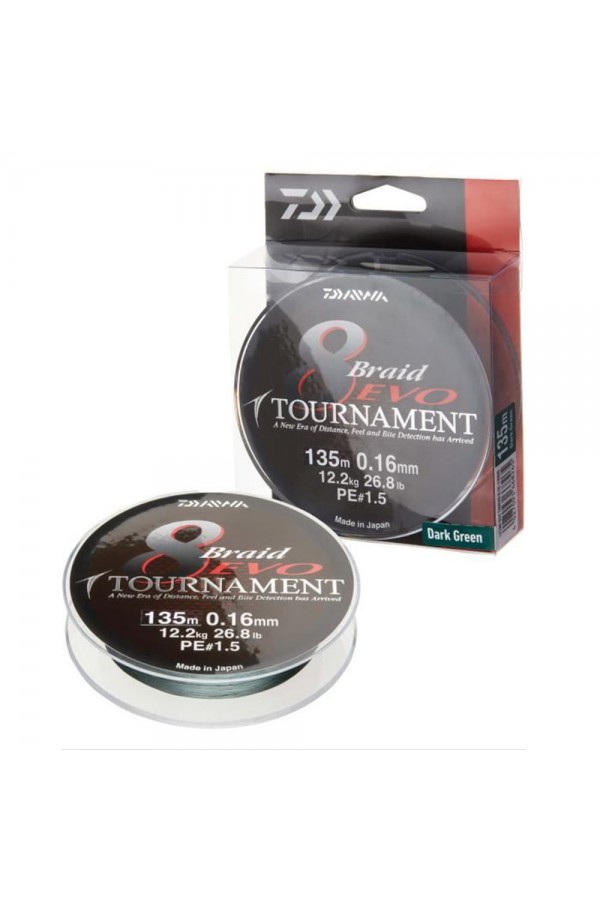 Daiwa Tournament 8B Evo DG 135m İp Misina Daiwa Tournament 8B Evo DG 135m İp Misina