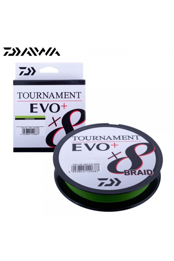 Daiwa Tournament EVO+ 8B Chartreuse İp Misina (135m) Daiwa Tournament EVO+ 8B Chartreuse İp Misina (135m)