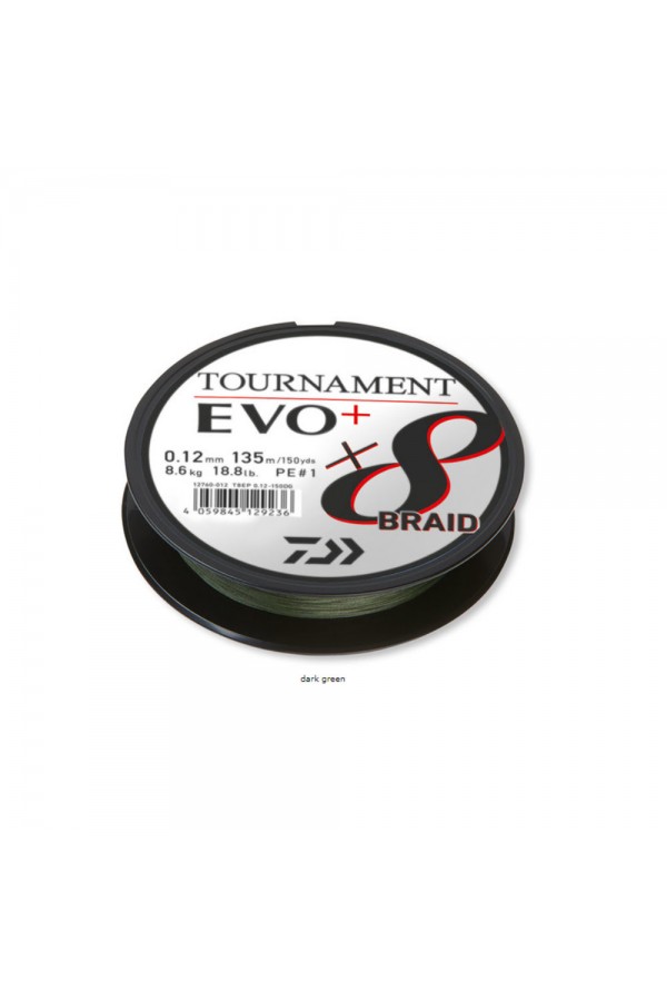 Daiwa Tournament EVO+ 8B Dark Green İp Misina (270m)