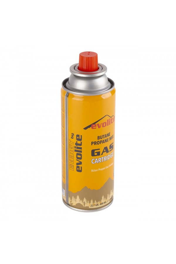 Evolite Butane Propane Valfli 227 Gr. Gaz Ocak Kartuşu Evolite Butane Propane Valfli 227 Gr. Gaz Ocak Kartuşu