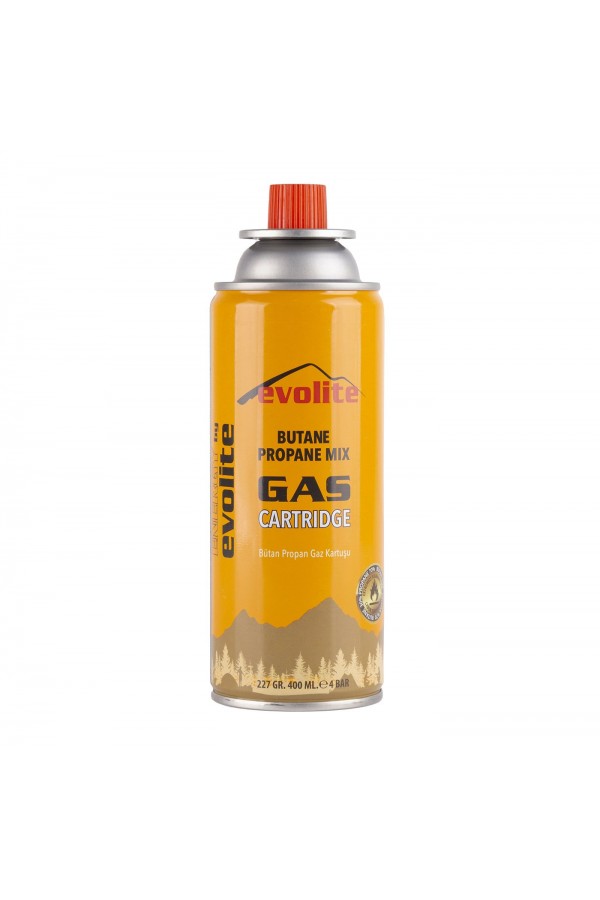 Evolite Butane Propane Valfli 227 Gr. Gaz Ocak Kartuşu Evolite Butane Propane Valfli 227 Gr. Gaz Ocak Kartuşu