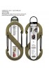 Nite-ize S-Biner Plastik size 10 Coyote/Blk Gate Nite-ize S-Biner Plastik size 10 Coyote/Blk Gate