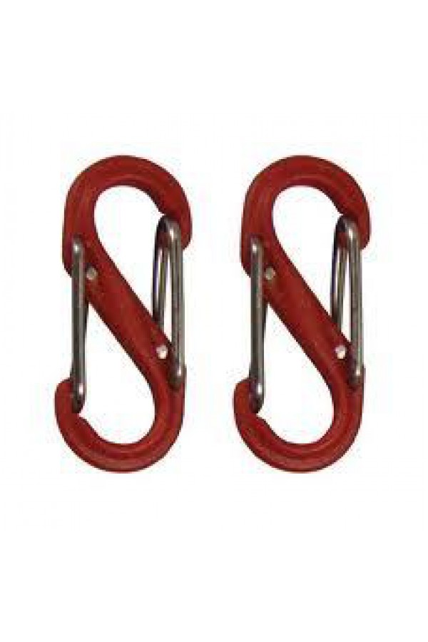 Nite-ize S-Biner Plastik size 0-2PK Red Nite-ize S-Biner Plastik size 0-2PK Red
