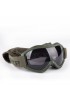 Evolite Ballistik Protector Goggle-Khaki MIL-PRF