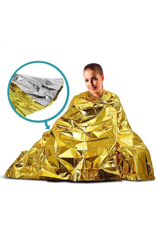 Evolite Acil Durum Termal Battaniye XL - 160x210 cm. Evolite Acil Durum Termal Battaniye XL - 160x210 cm.