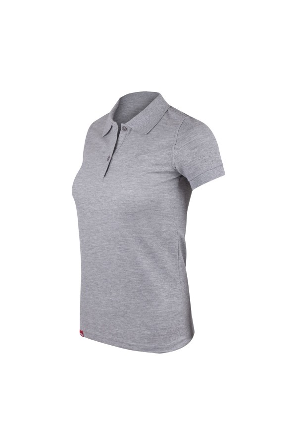 Evolite DeepRaw Bayan Polo T-Shirt - Gri Evolite DeepRaw Bayan Polo T-Shirt - Gri