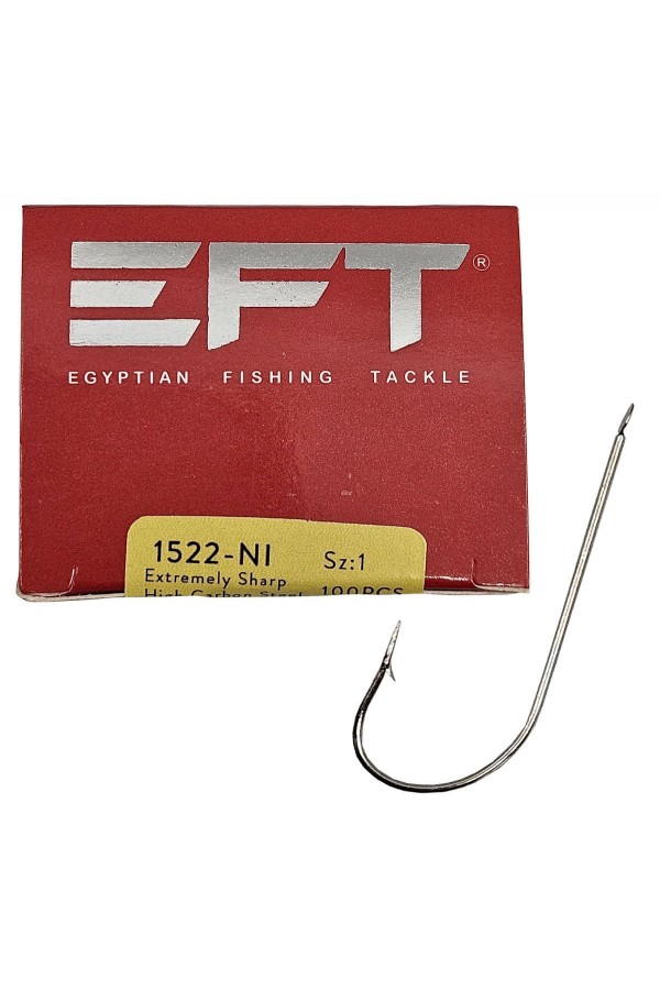EFT 1522 Nikel Olta İğnesi 100 Adet EFT 1522 Nikel Olta İğnesi 100 Adet