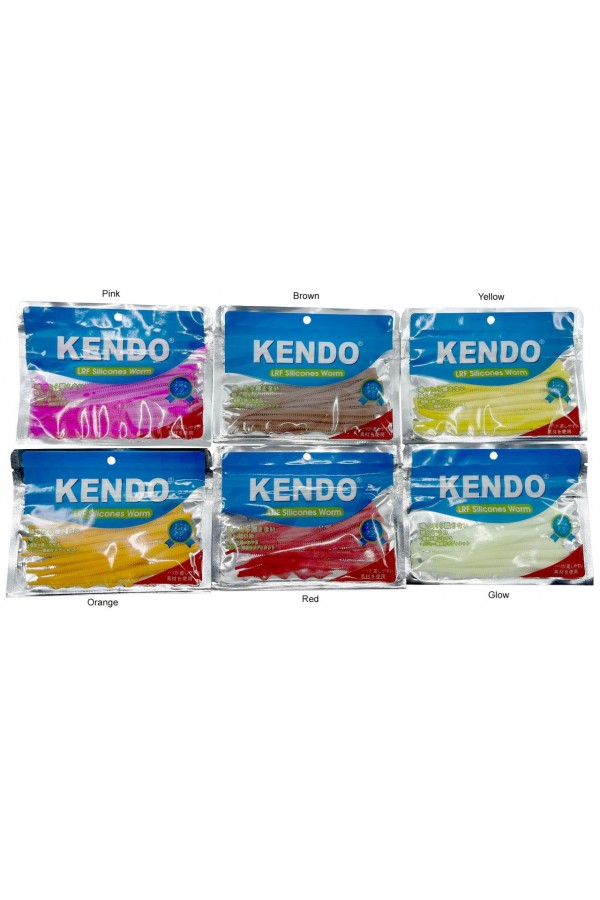 Kendo 10 cm Lrf Silicones Worm (Kokulu) 10 adet Kendo 10 cm Lrf Silicones Worm (Kokulu) 10 adet