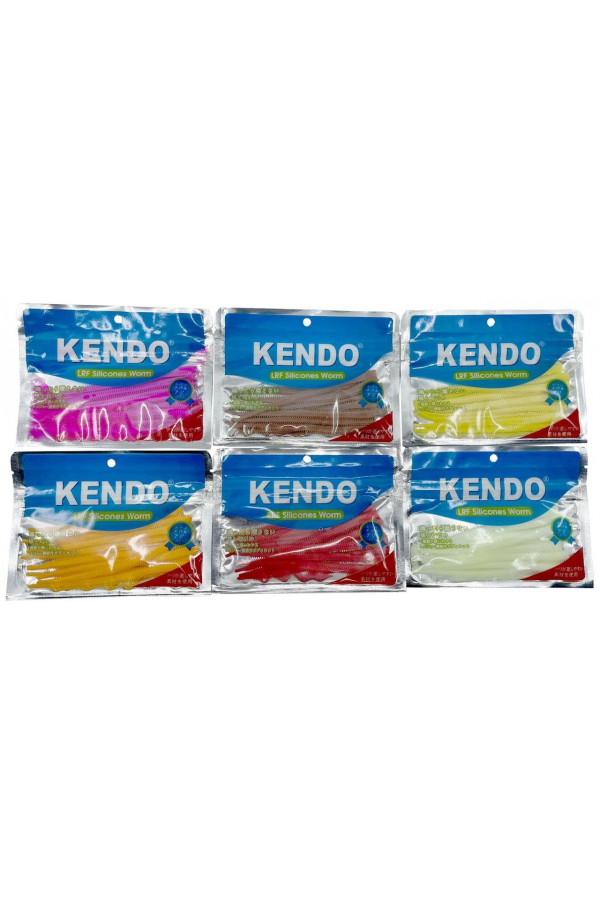 Kendo 10 cm Lrf Silicones Worm (Kokulu) 10 adet Kendo 10 cm Lrf Silicones Worm (Kokulu) 10 adet