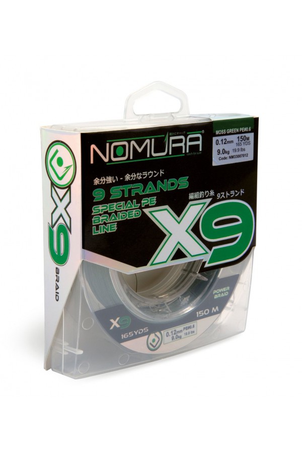 Nomura Braid X9 Moss Green 150 Mt Örgü İp