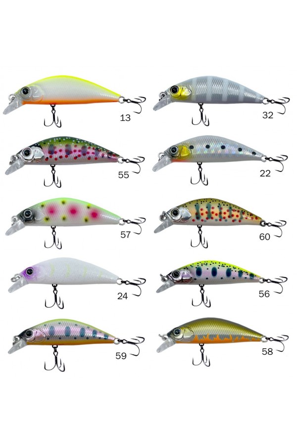 Kendo Chiko Minnow 50 mm 5,2 gr Sahte Balık Kendo Chiko Minnow 50 mm 5,2 gr Sahte Balık