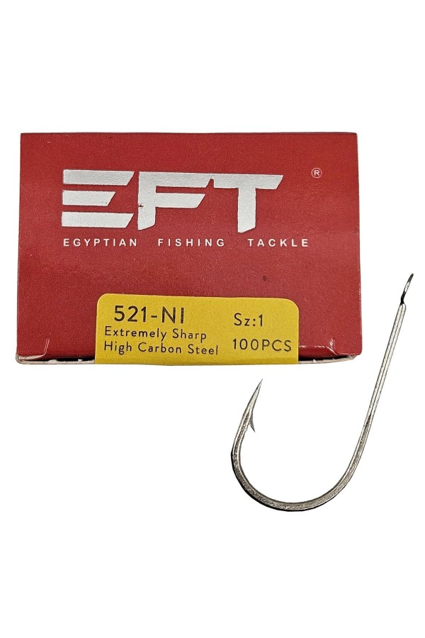 EFT 521 Kısa pala düz çelik İğne 100 Adet EFT 521 Kısa pala düz çelik İğne 100 Adet