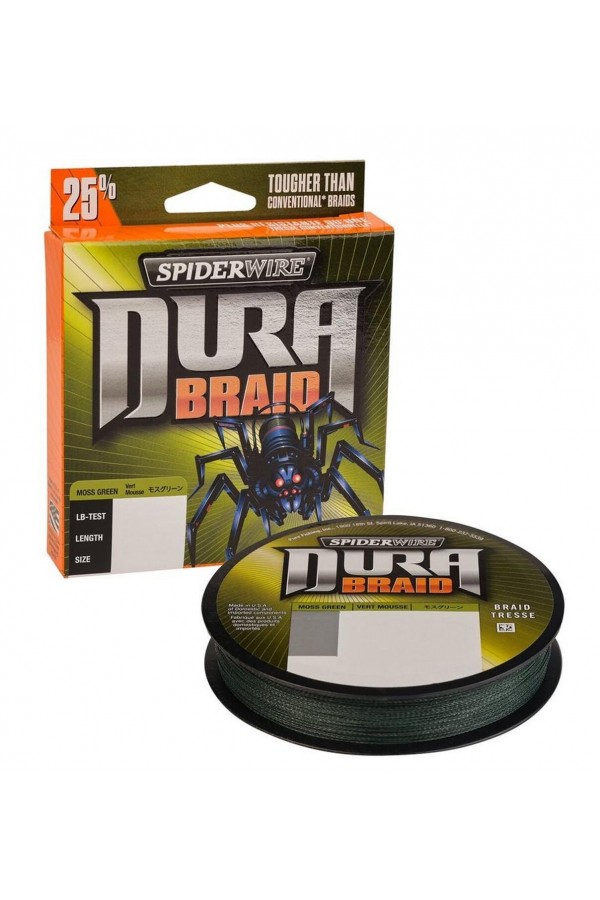 SpiderWire Dura Braid 135m Moss Green Örgü İp SpiderWire Dura Braid 135m Moss Green Örgü İp