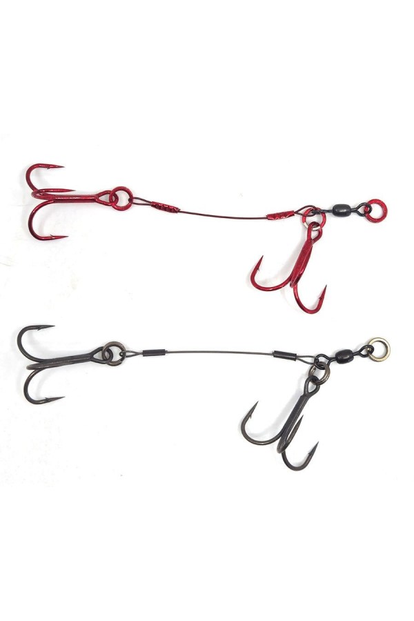 Savage Gear Carbon49 Corkscrew Stinger 2x 2 Adet İğne Savage Gear Carbon49 Corkscrew Stinger 2x 2 Adet İğne