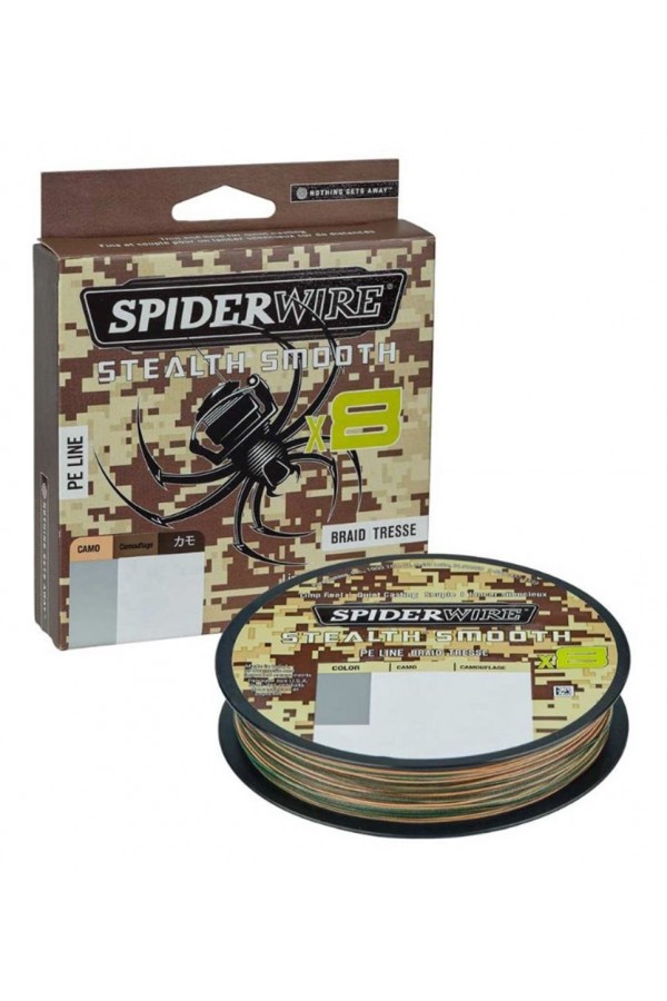 Spider Wire Stealth Smooth8 x8 Pe Braid 300m Camo Örgü İp Spider Wire Stealth Smooth8 x8 Pe Braid 300m Camo Örgü İp