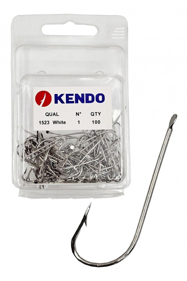 Kendo (1523 NI) 100 Adet 1/13 Beyaz Çapraz Kutu İğne Kendo (1523 NI) 100 Adet 1/13 Beyaz Çapraz Kutu İğne