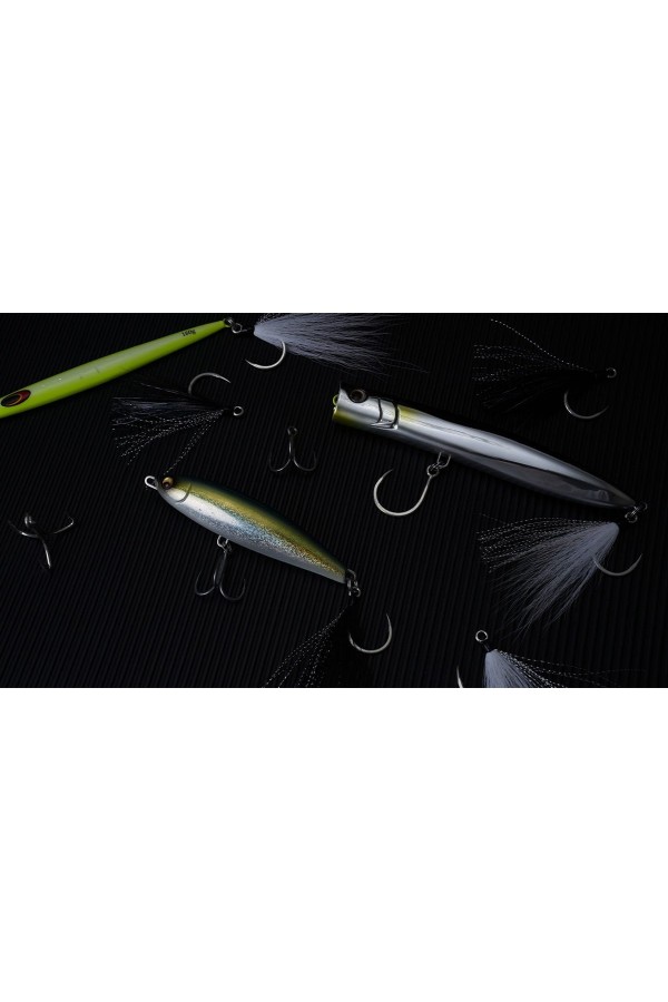 BKK Lone Diablo BT- Black Bucktail Olta İğnesi BKK Lone Diablo BT- Black Bucktail Olta İğnesi