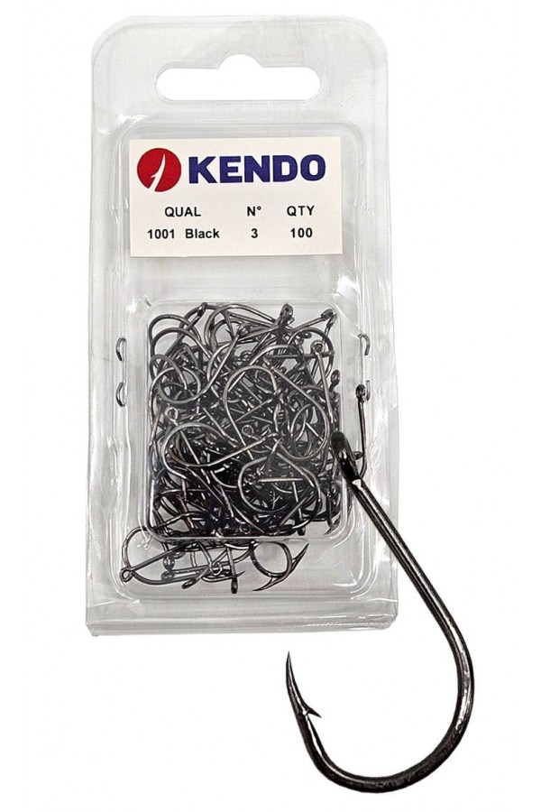 Kendo (1001) Black Nickle Halkalı İğne 100 Adet