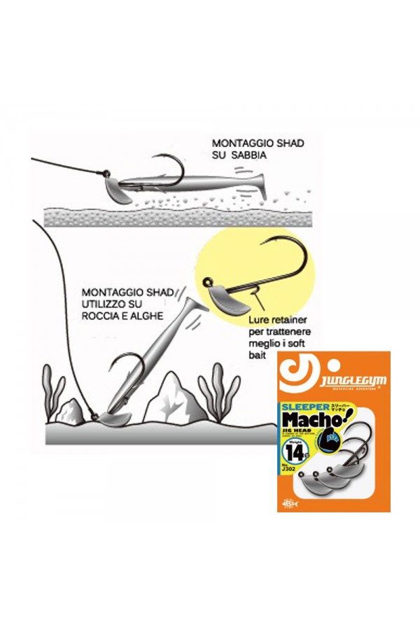 Junglegym J300 Sleeper Mocha Jighead