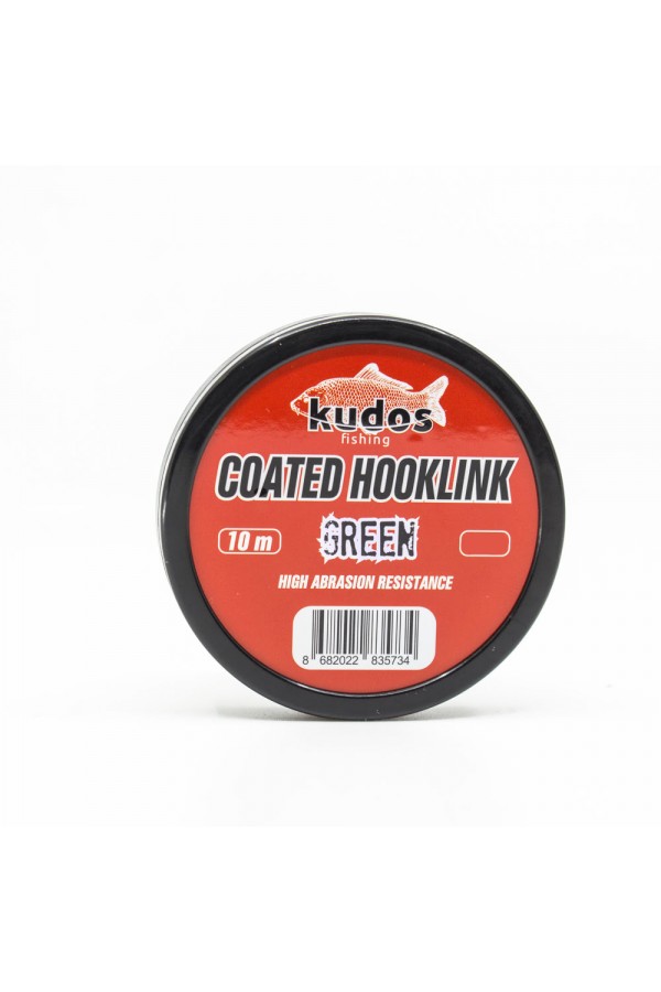 Kudos Coated Hooklink Green 10m 25 Lb. Kudos Coated Hooklink Green 10m 25 Lb.