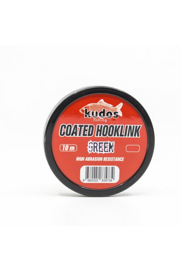 Kudos Coated Hooklink Green 10m 25 Lb. Kudos Coated Hooklink Green 10m 25 Lb.