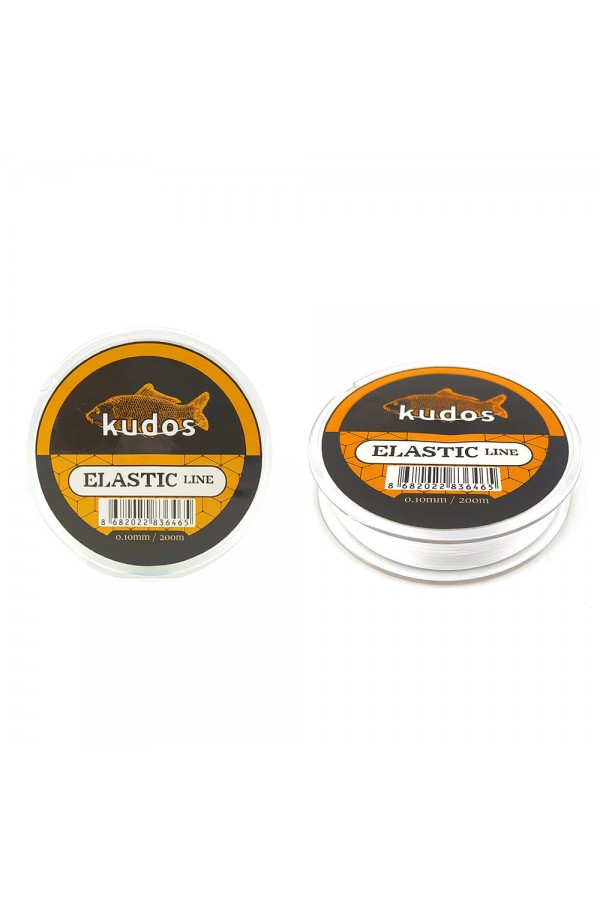 Kudos Elastic Line Yem İpi 200m 0,10mm Kudos Elastic Line Yem İpi 200m 0,10mm