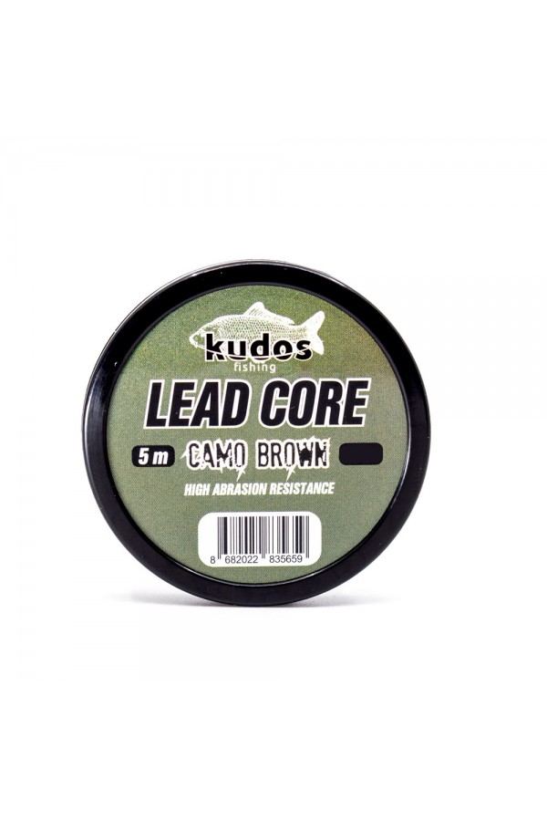 Kudos Lead Core Camo Brown 5m 35 Lb. Kudos Lead Core Camo Brown 5m 35 Lb.