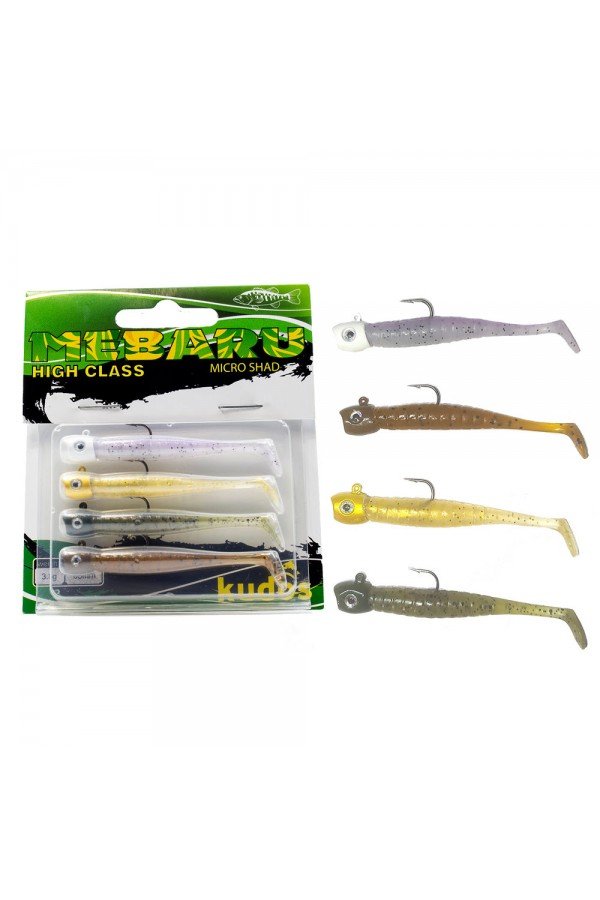 Kudos Mebaru Micro Shad 65mm 3.8gr Silikon Yem (4ad) Kudos Mebaru Micro Shad 65mm 3.8gr Silikon Yem (4ad)