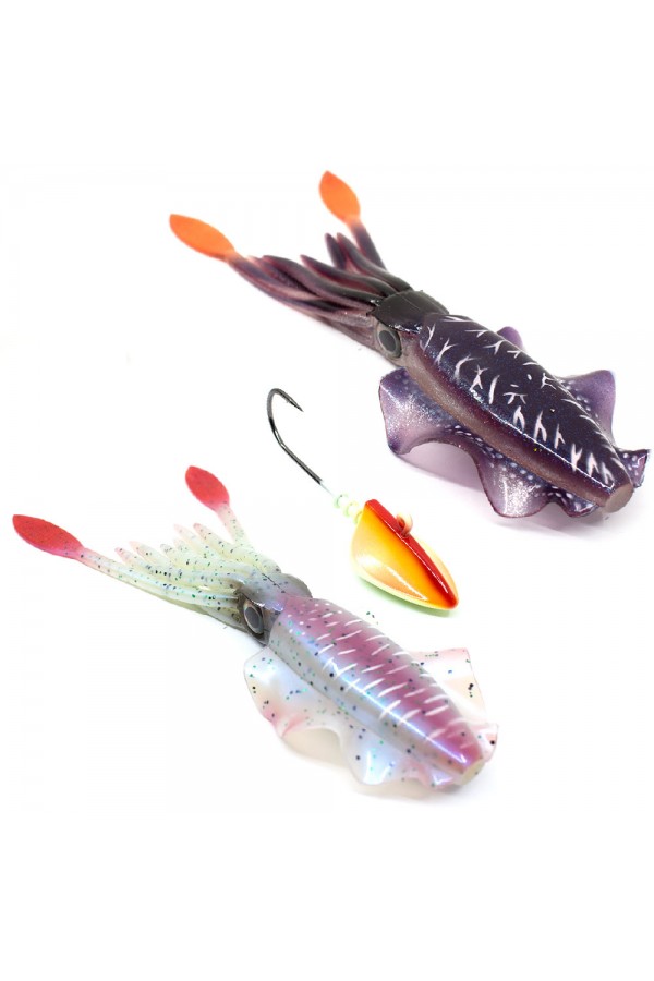 Kudos Pro Squid 20 cm (2 Adet) 170 gr Lumo Jighead Kudos Pro Squid 20 cm (2 Adet) 170 gr Lumo Jighead