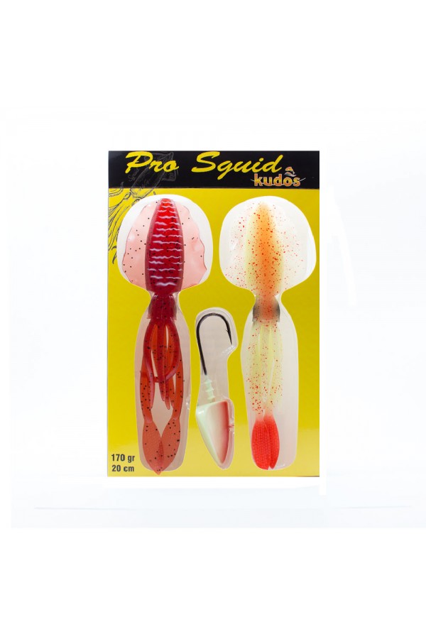 Kudos Pro Squid 20 cm (2 Adet) 170 gr Lumo Jighead