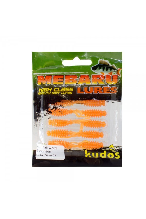 Kudos Tail Worm 4,5cm Silikon Yem Kudos Tail Worm 4,5cm Silikon Yem