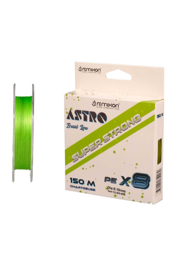 Remixon Astro 8X 0.06mm 150m Chartreuse İp Misina