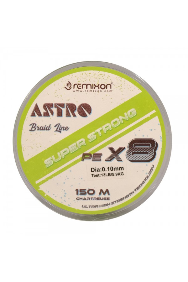 Remixon Astro 8X 0.06mm 150m Chartreuse İp Misina