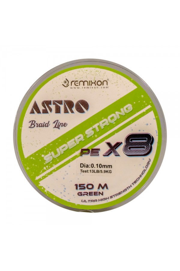 Remixon Astro 8X 0.06mm 150m Green İp Misina Remixon Astro 8X 0.06mm 150m Green İp Misina