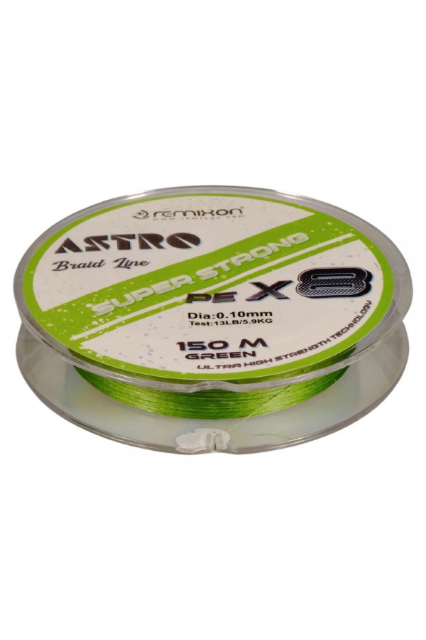 Remixon Astro 8X 0.06mm 150m Green İp Misina Remixon Astro 8X 0.06mm 150m Green İp Misina