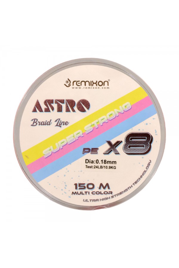 Remixon Astro 8X 0.10mm 150m M.Color İp Misina Remixon Astro 8X 0.10mm 150m M.Color İp Misina