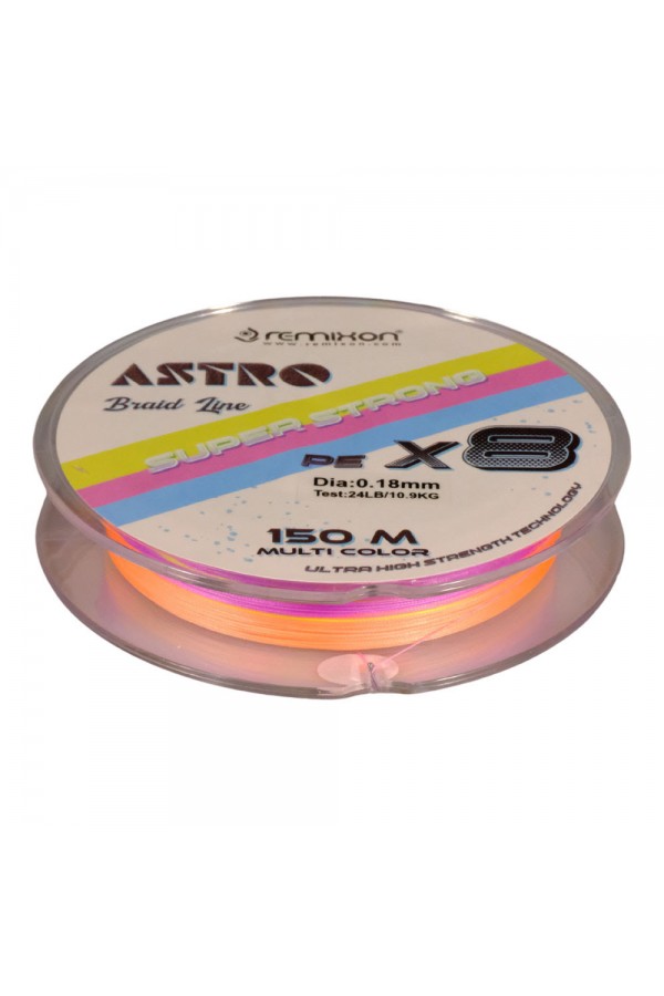 Remixon Astro 8X 0.10mm 150m M.Color İp Misina Remixon Astro 8X 0.10mm 150m M.Color İp Misina