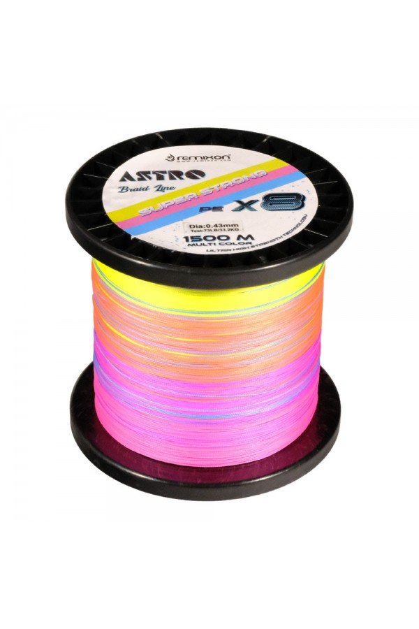 Remixon Astro 8X 0.35mm 1500m M.Color İp Misina Remixon Astro 8X 0.35mm 1500m M.Color İp Misina