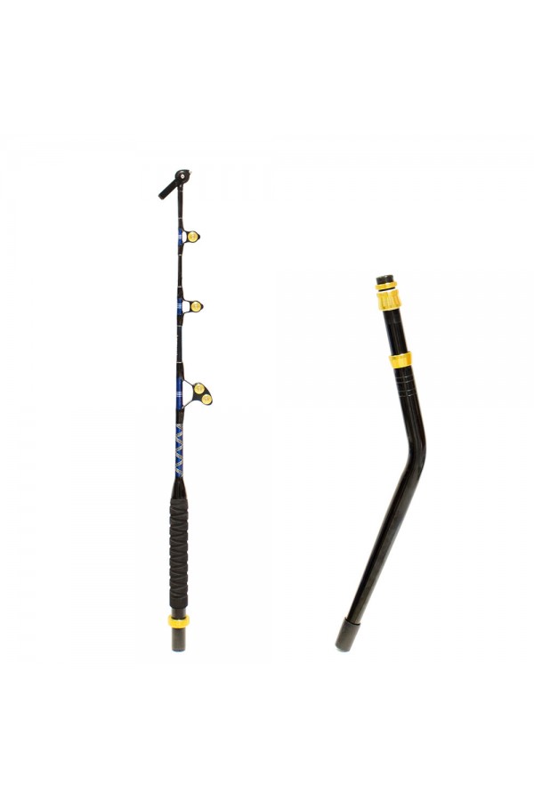 Remixon Battle 1.50M 100LBS Eğik Sap 2P Trolling Olta Kamışı Remixon Battle 1.50M 100LBS Eğik Sap 2P Trolling Olta Kamışı