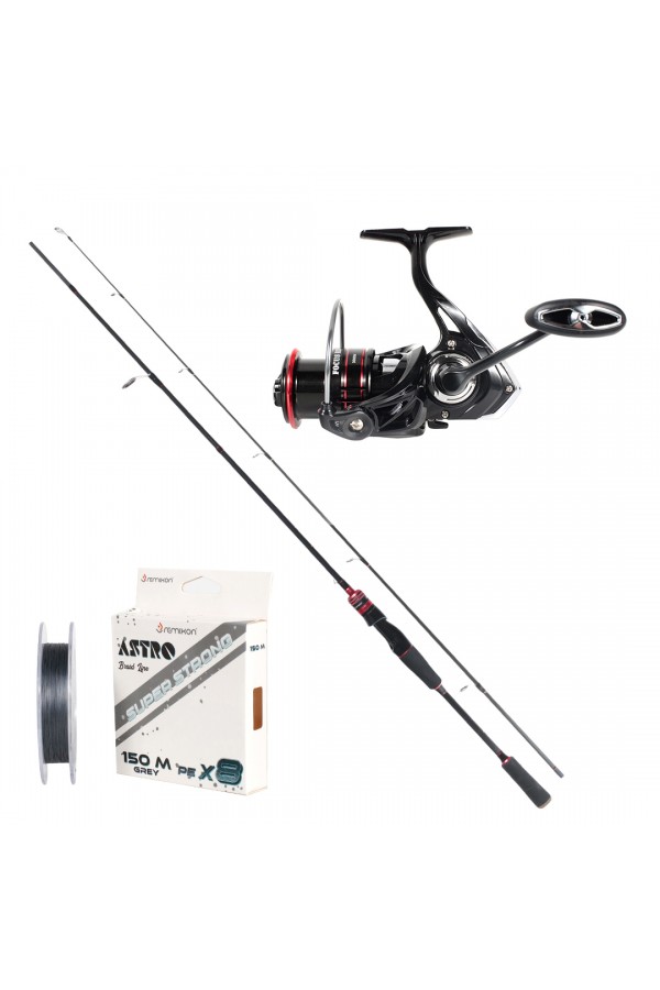 REMIXON FOCUS RD 2.40M 5-35GR 2P KAMIŞ+RD3000M 5+1BB MAKARA, SET