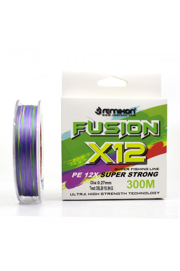 Remixon Fusion 300m X12 Multi Color İp Misina