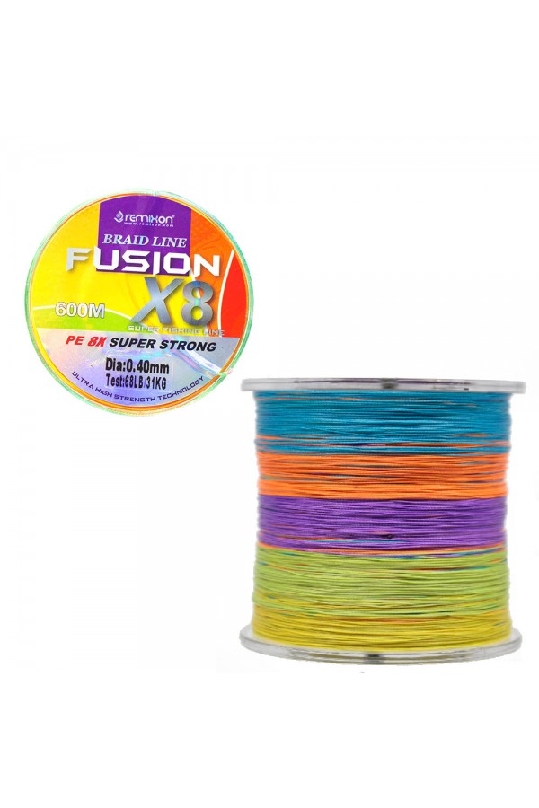 Remixon Fusion 600m X8 Multi Color İp Misina