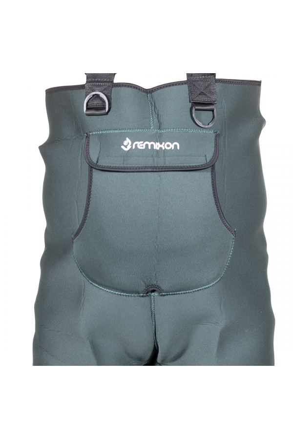 REMIXON 4.5MM NEOPREN YEŞİL PVC BOT TULUM ÇİZME