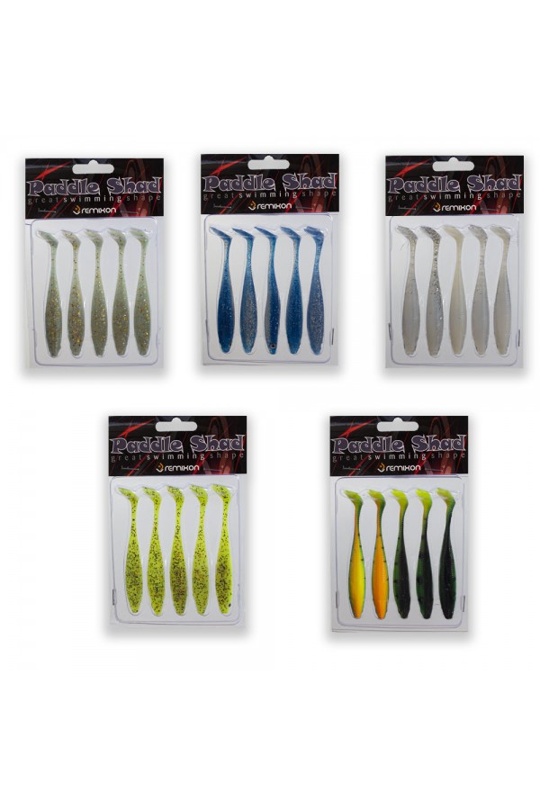 Remixon Paddle Shad 9cm (5 Adet) Remixon Paddle Shad 9cm (5 Adet)
