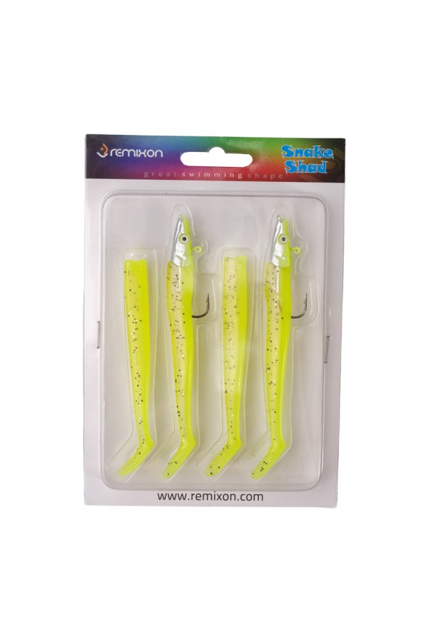 Remixon Snake Shad 12cm 16gr (2+2Adet) Remixon Snake Shad 12cm 16gr (2+2Adet)