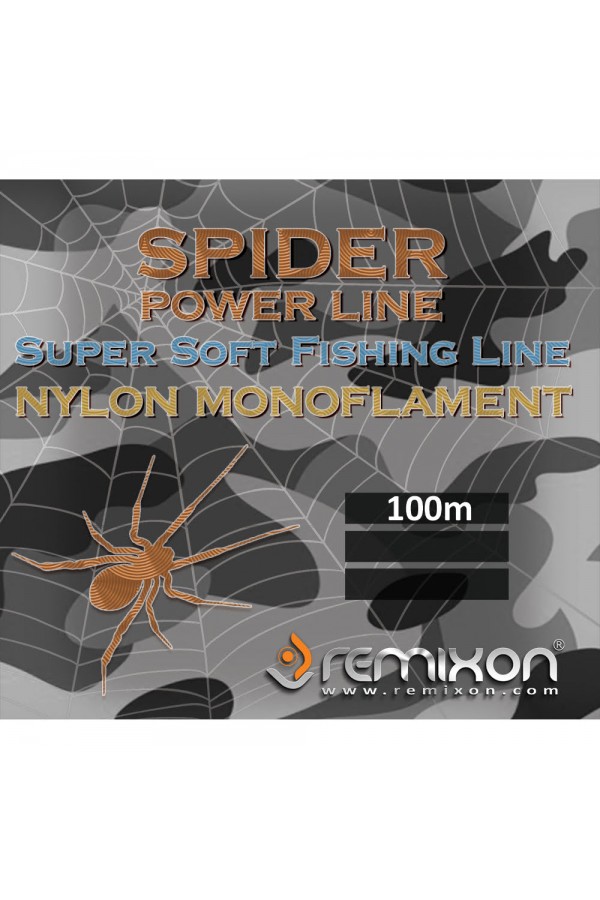 Remixon Spider Serisi 100m Poşet Monofilament Misina